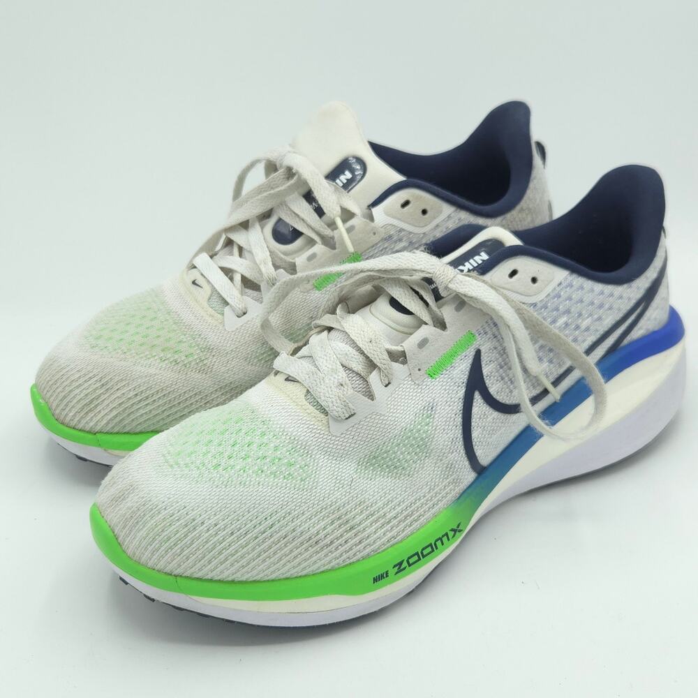 Nike Vomero 17 Men's Size 10 White Platinum Tint Racer Blue FB1309-100